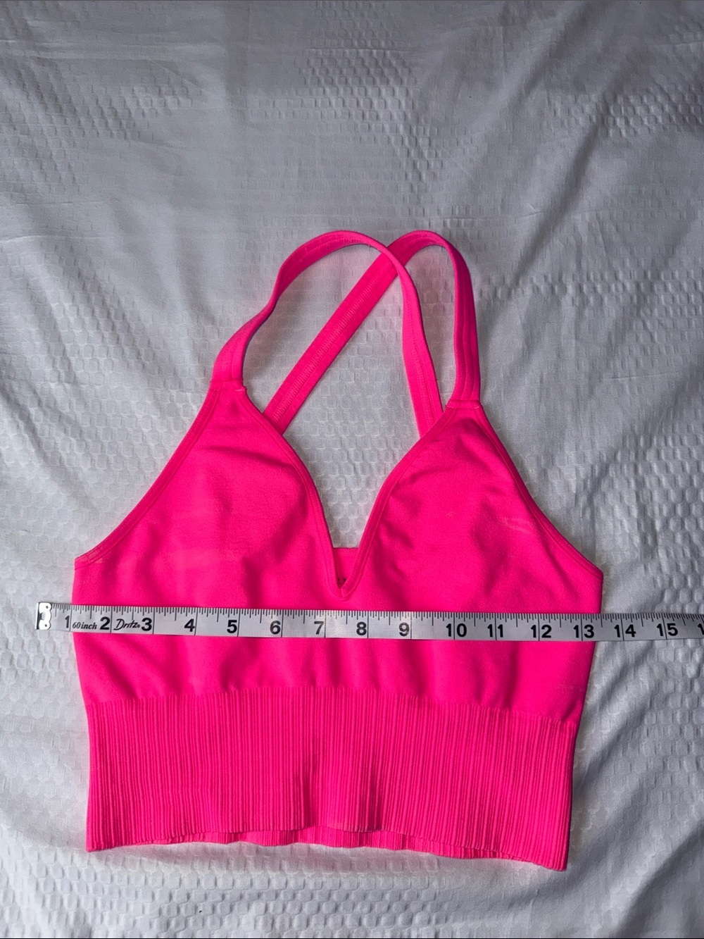 FREE PEOPLE MOVEMENT GOOD KARMA CROP TOP - TROPICAL PINK ✨ - Picture 5 of 8